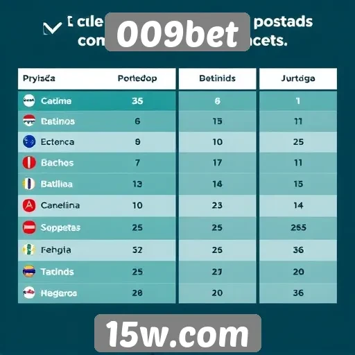Comparação entre 009bet e concorrentes do setor